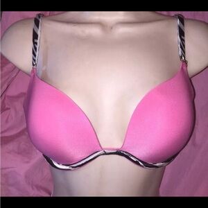 Victoria's Secret zebra print push-up bra 34D